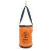 5109CSV Utility Bucket, Vinyl Tool Bucket with Top Close, Swivel Snap, 12-Inch Image