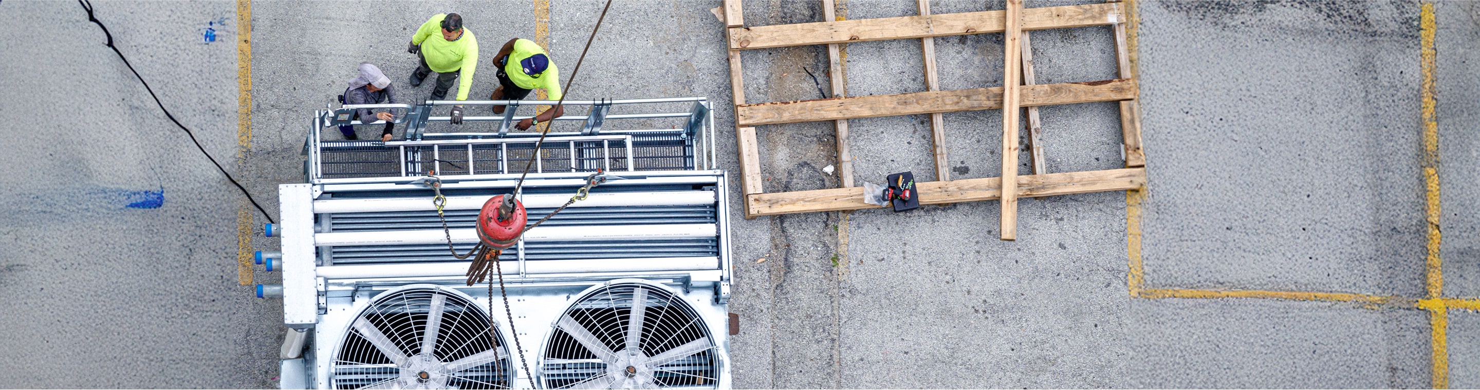 application photo showing tools from the HVAC / Refrigeration industry